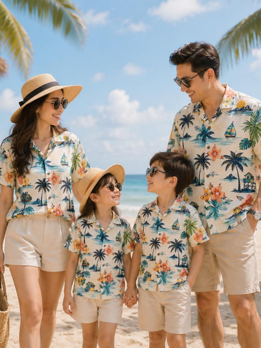 Plant Parent Clothing - Camisa Infantil Havaiana de Verão com
