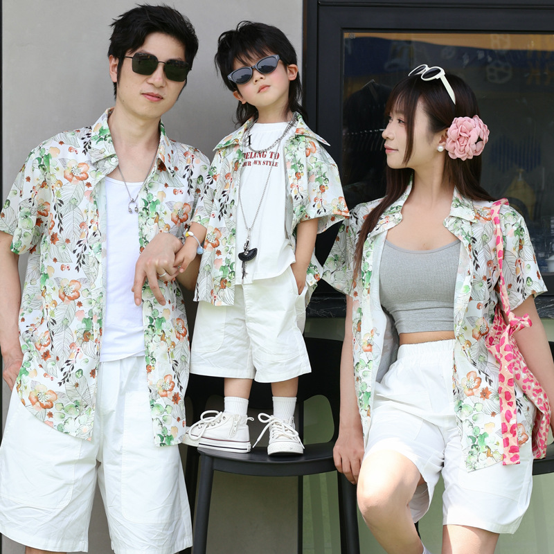Camisa floral pai-filho com ap - Plant Parent Clothing avaliação e preço