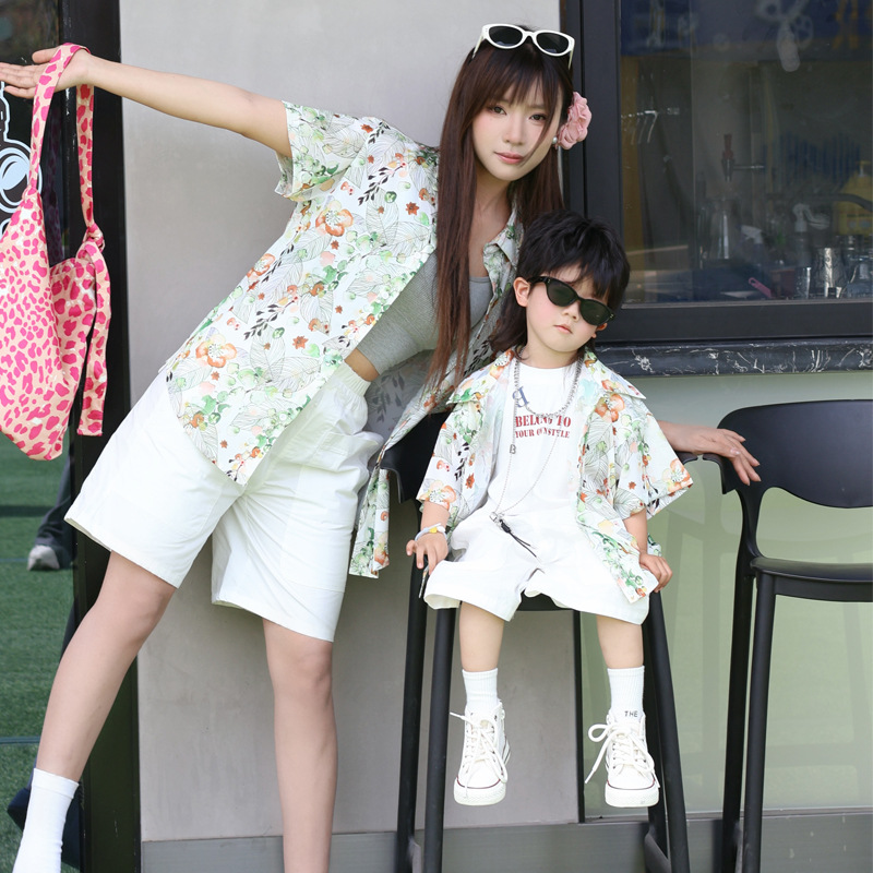 Camisa floral pai-filho com ap - Plant Parent Clothing avaliação e preço