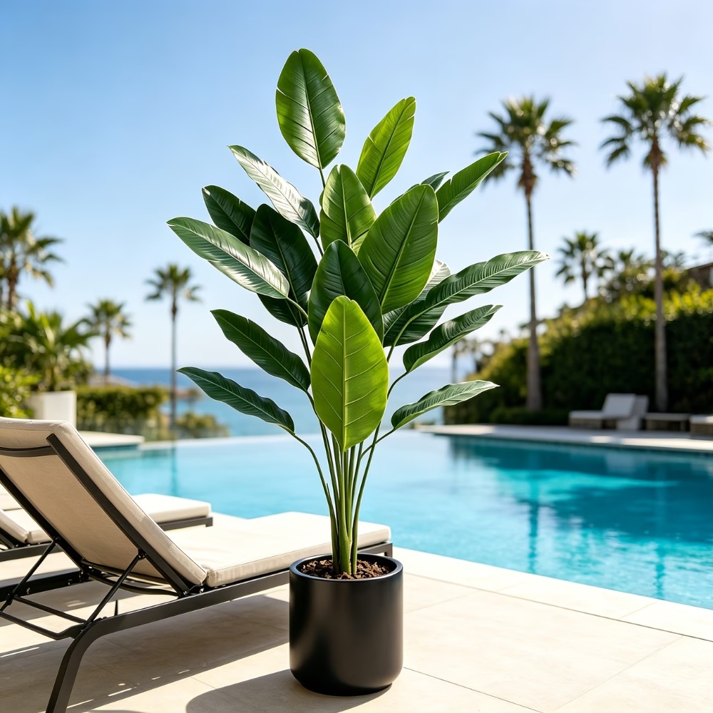 1 Unidade de Bananeira Artific - Fiddle Leaf Fig avaliação e preço