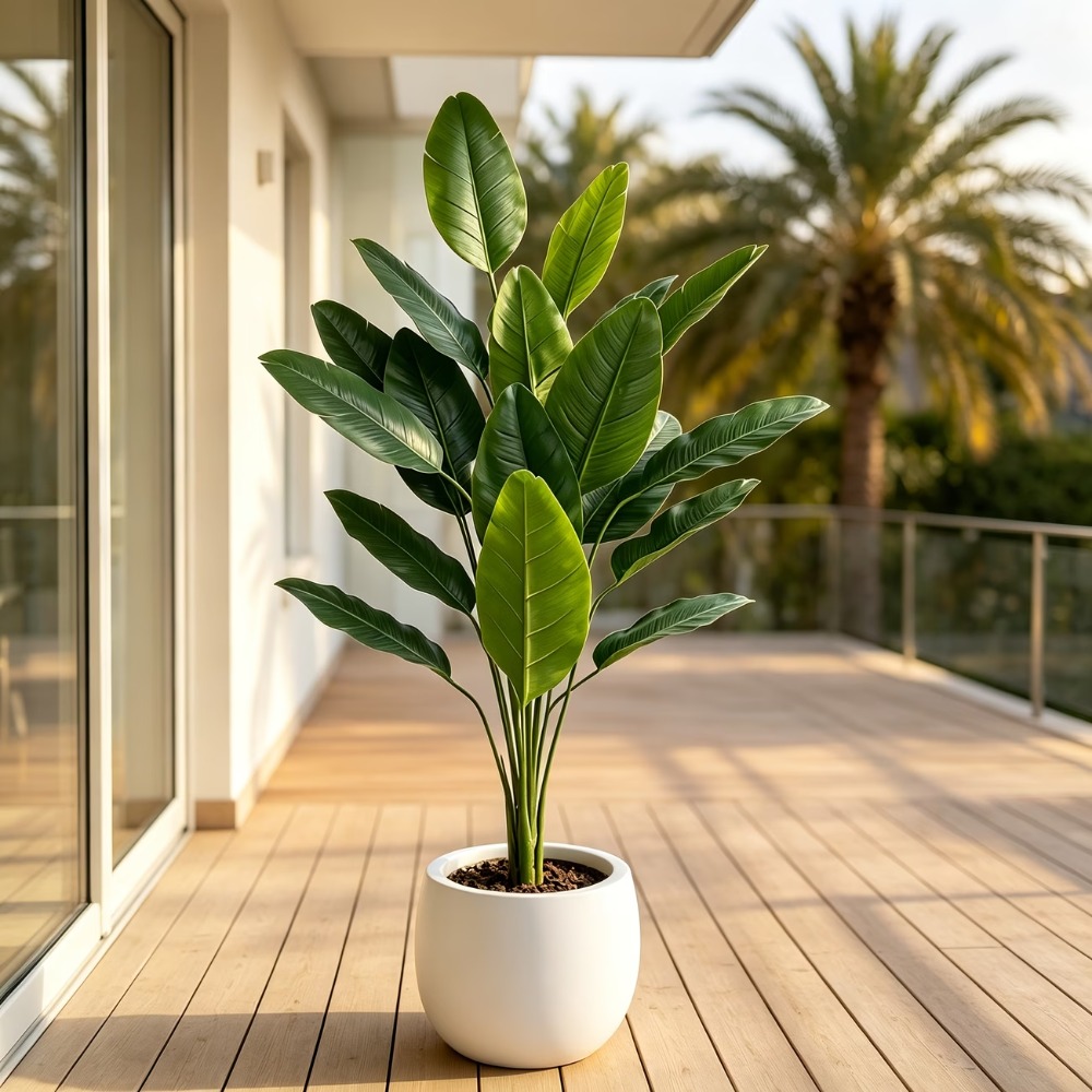 1 Unidade de Bananeira Artific - Fiddle Leaf Fig avaliação e preço