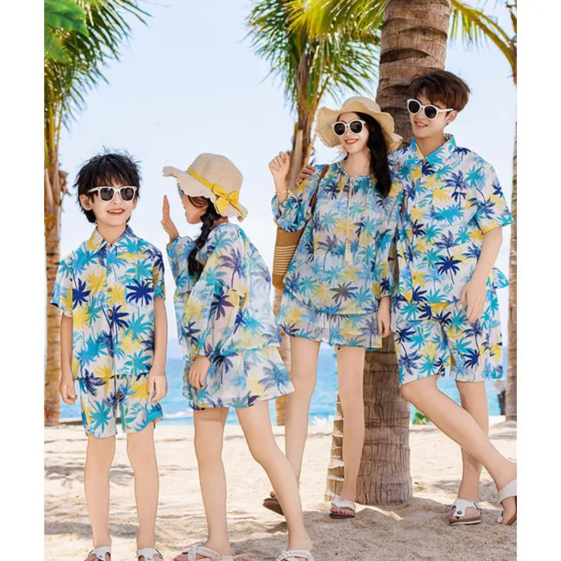 Família férias olhar roupas co - Plant Parental avaliação e preço